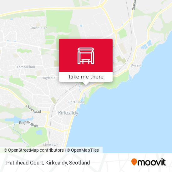 Pathhead Court, Kirkcaldy map