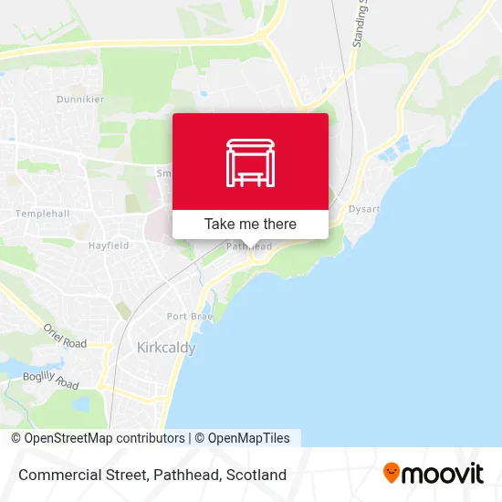 Commercial Street, Pathhead map