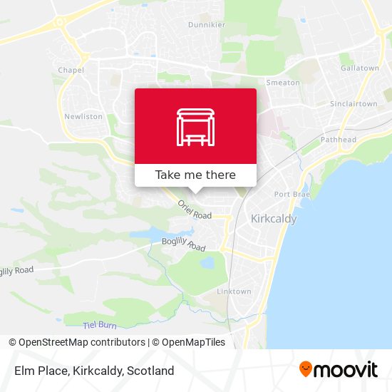 Elm Place, Kirkcaldy map