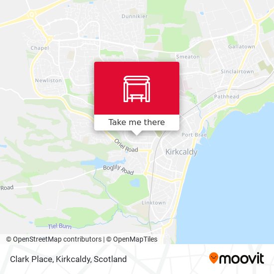 Clark Place, Kirkcaldy map