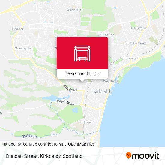Duncan Street, Kirkcaldy map
