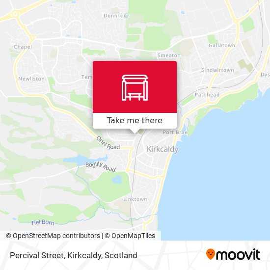 Percival Street, Kirkcaldy map