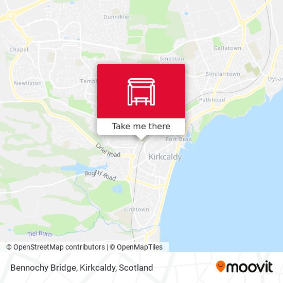 Bennochy Bridge, Kirkcaldy map