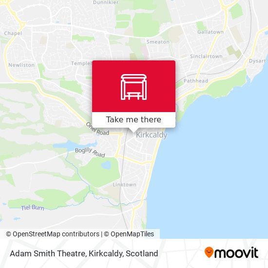 Adam Smith Theatre, Kirkcaldy map