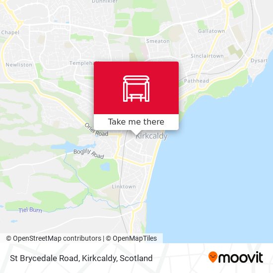 St Brycedale Road, Kirkcaldy map