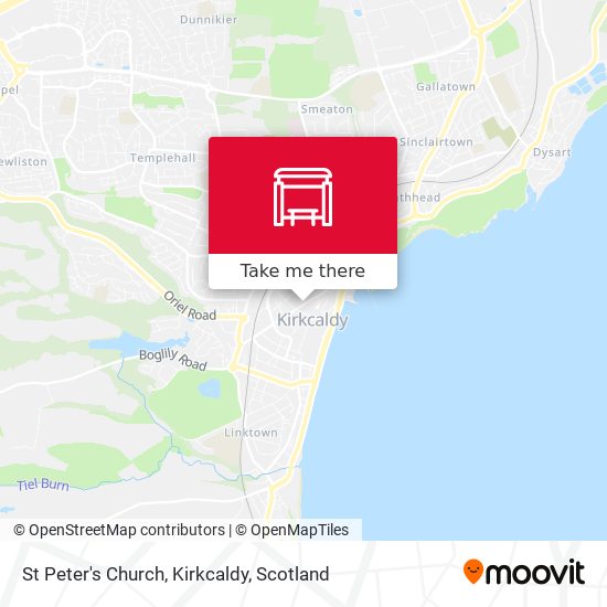 St Peter's Church, Kirkcaldy map