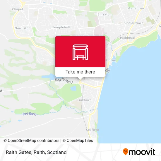 Raith Gates, Raith map