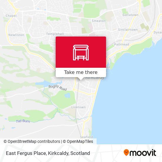 East Fergus Place, Kirkcaldy map