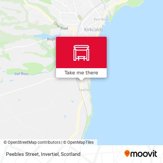 Peebles Street, Invertiel map