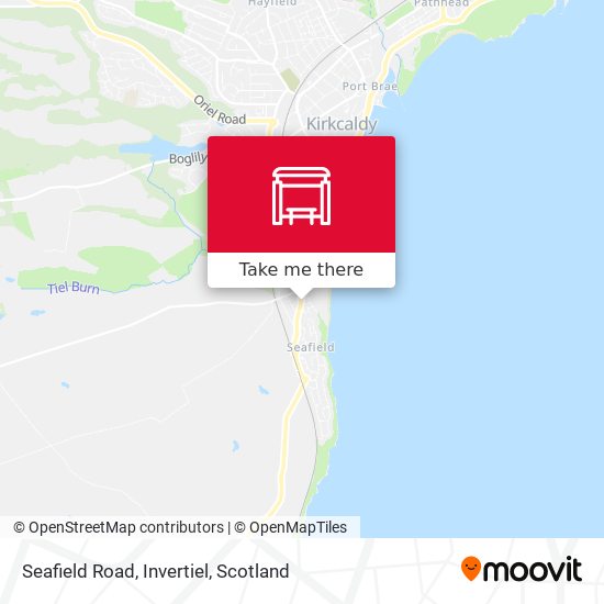 Seafield Road, Invertiel map
