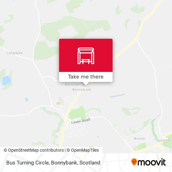 Bus Turning Circle, Bonnybank map