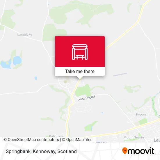 Springbank, Kennoway map