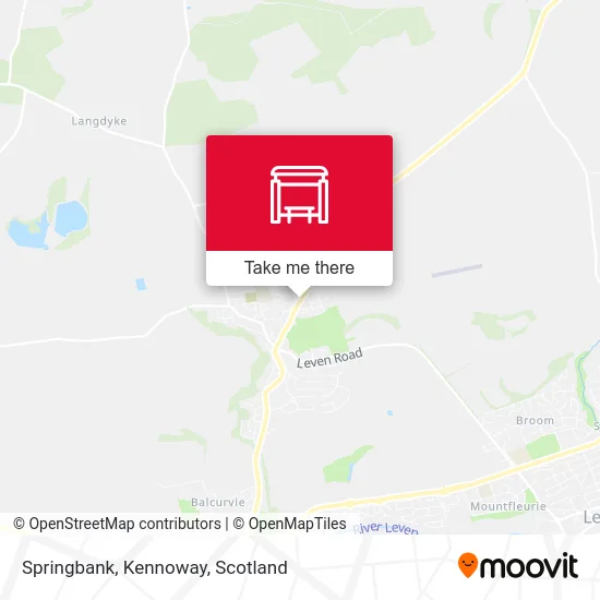 Springbank, Kennoway map