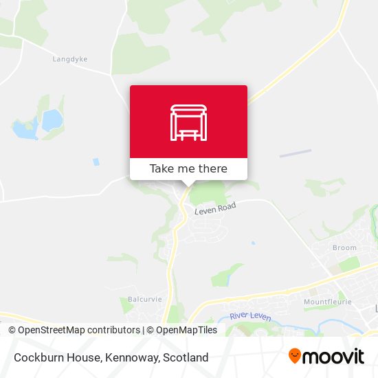 Cockburn House, Kennoway map