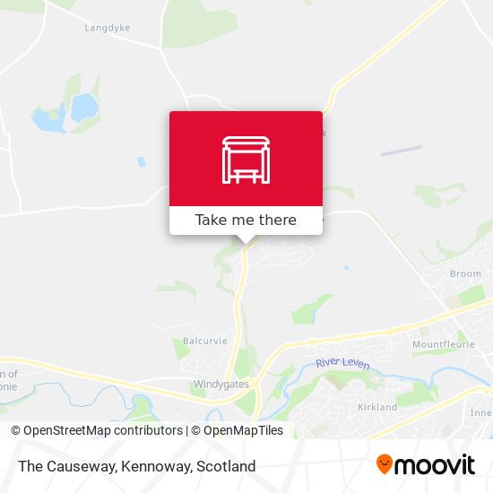 The Causeway, Kennoway map