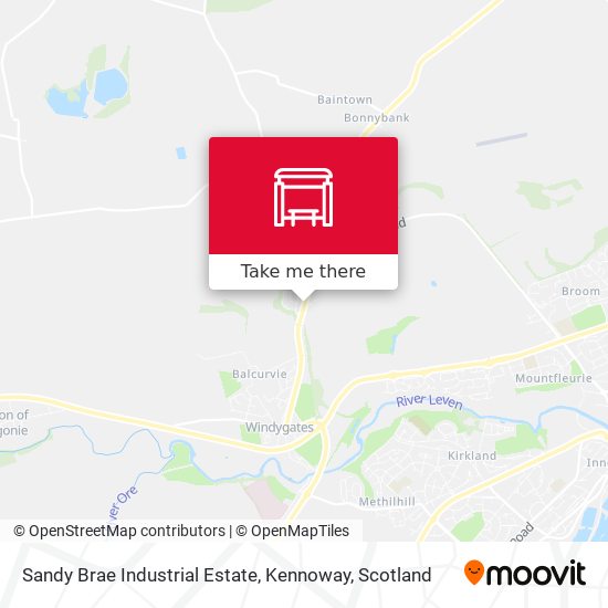 Sandy Brae Industrial Estate, Kennoway map