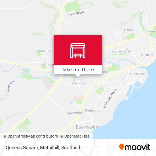 Queens Square, Methilhill map