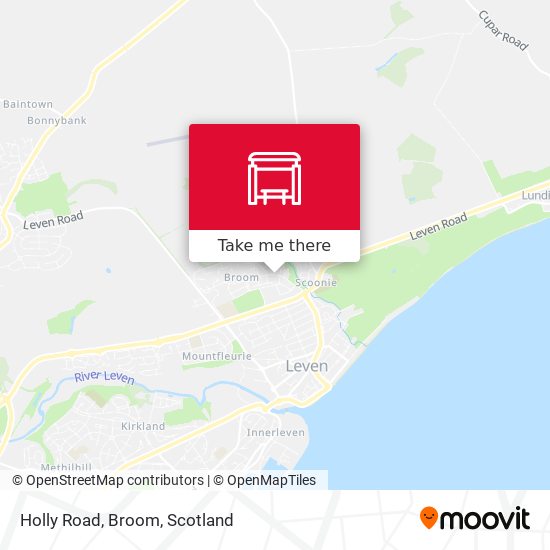 Holly Road, Broom map
