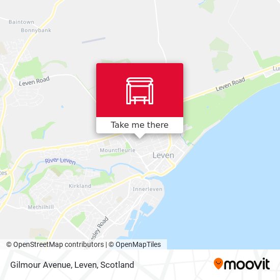 Gilmour Avenue, Leven map