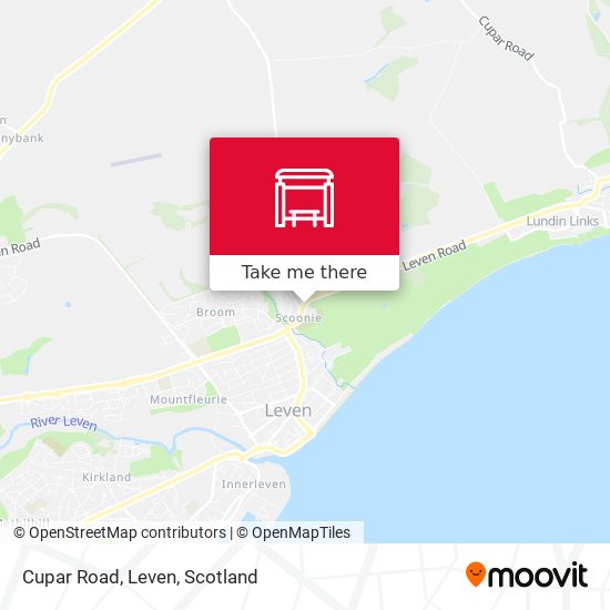 Cupar Road, Leven map