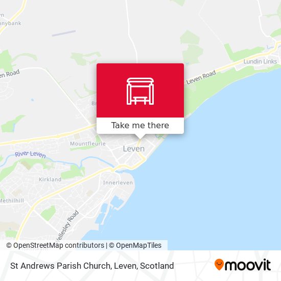 St Andrews Parish Church, Leven map