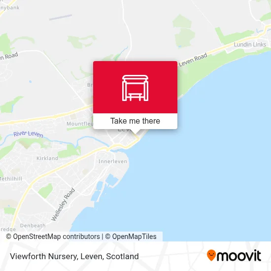 Viewforth Nursery, Leven map