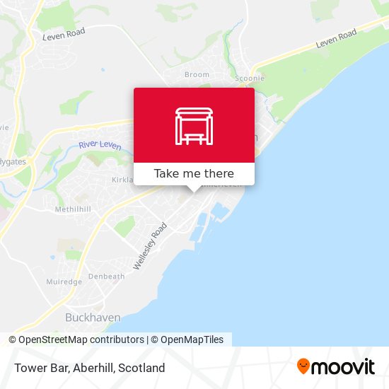 Tower Bar, Aberhill map