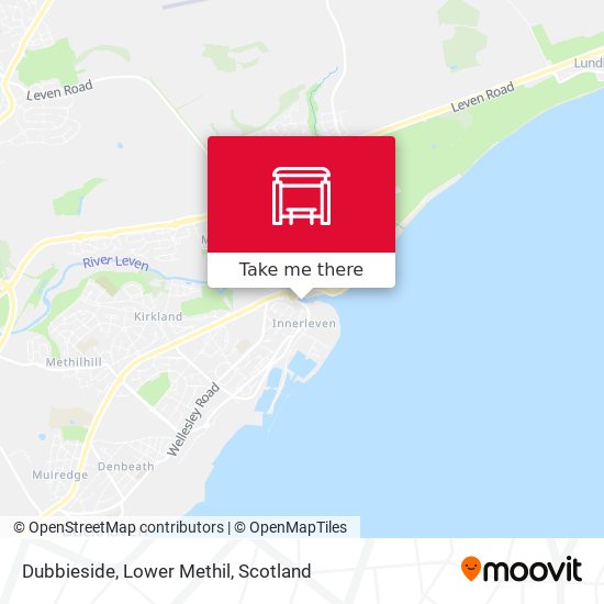 Dubbieside, Lower Methil map