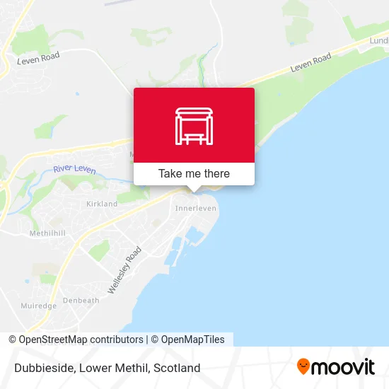 Dubbieside, Lower Methil map