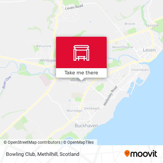 Bowling Club, Methilhill map