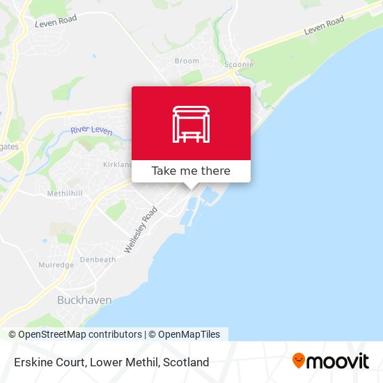 Erskine Court, Lower Methil map