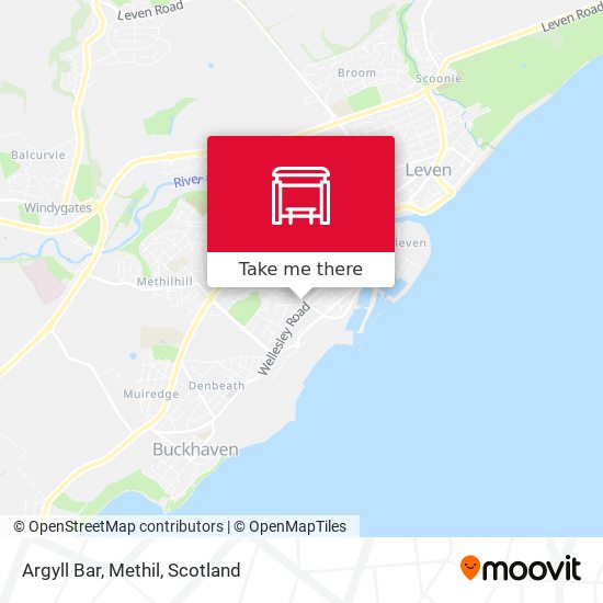 Argyll Bar, Methil map