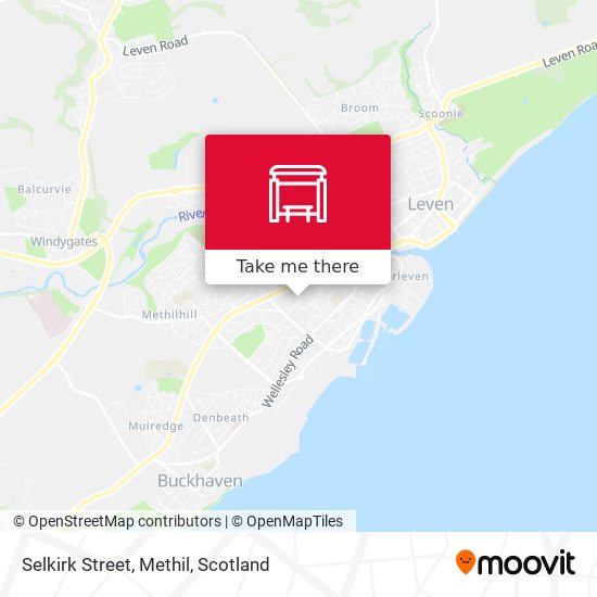 Selkirk Street, Methil map
