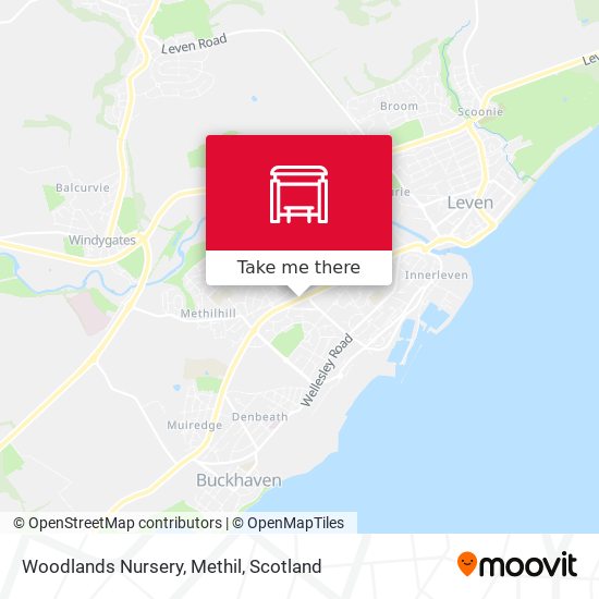 Woodlands Nursery, Methil map