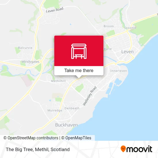 The Big Tree, Methil map