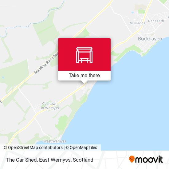 The Car Shed, East Wemyss map