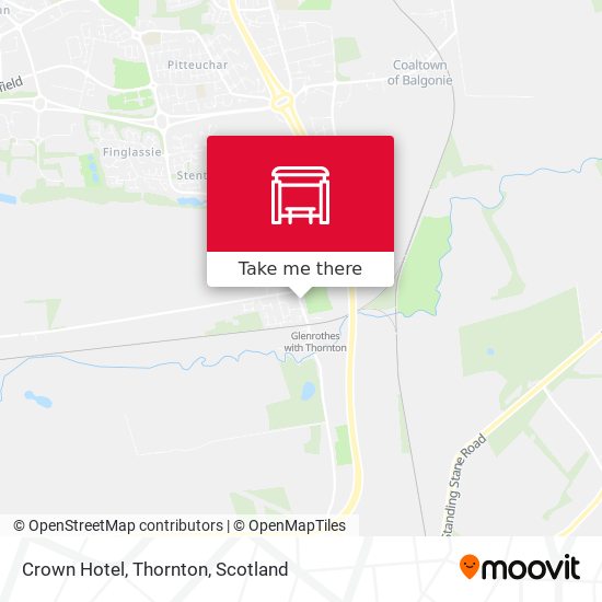 Crown Hotel, Thornton map