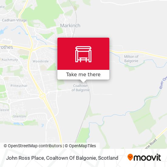 John Ross Place, Coaltown Of Balgonie map
