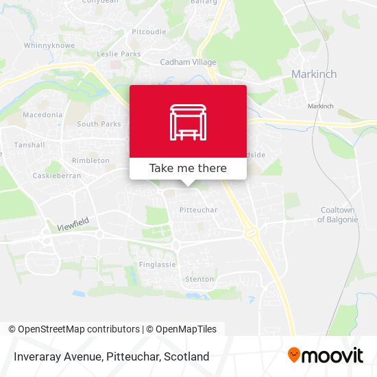 Inveraray Avenue, Pitteuchar map