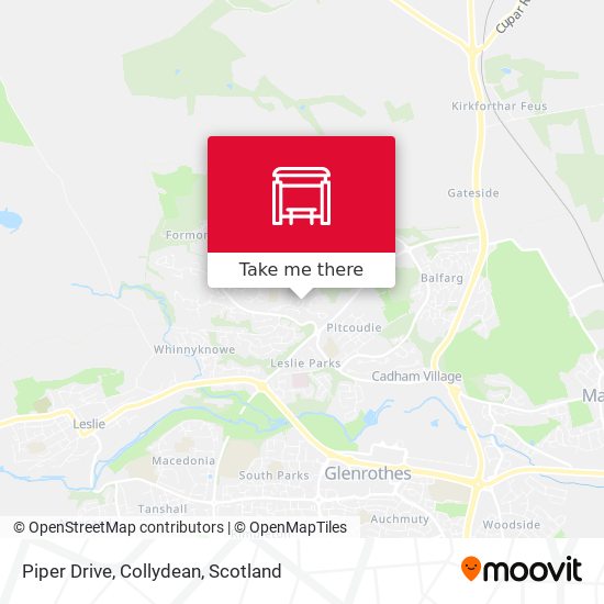 Piper Drive, Collydean map