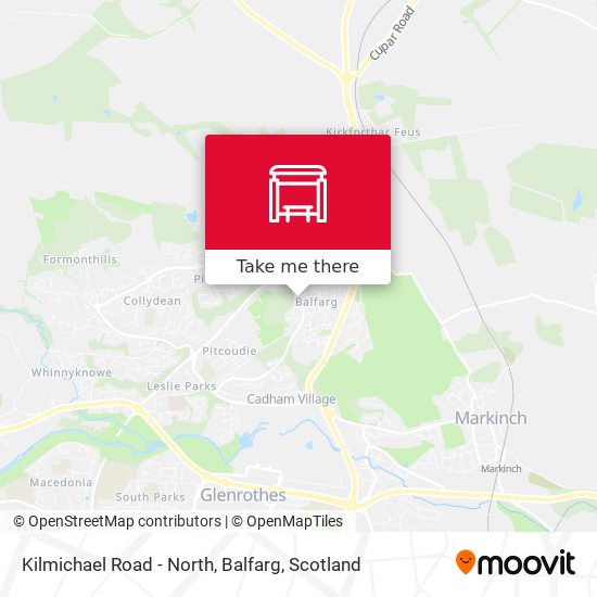 Kilmichael Road - North, Balfarg map