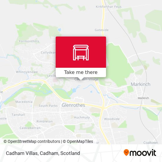 Cadham Villas, Cadham map