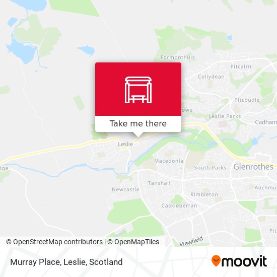 Murray Place, Leslie map
