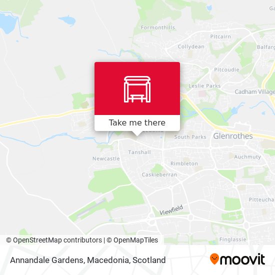 Annandale Gardens, Macedonia map