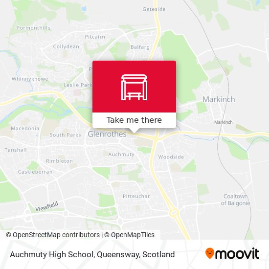 Auchmuty High School, Queensway map