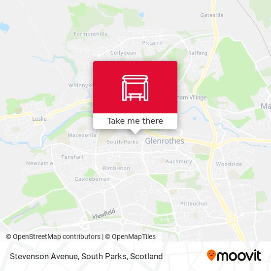 Stevenson Avenue, South Parks map