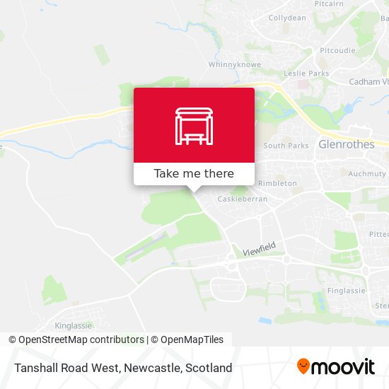 Tanshall Road West, Newcastle map