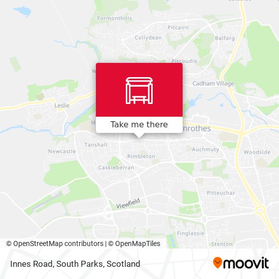 Innes Road, South Parks map