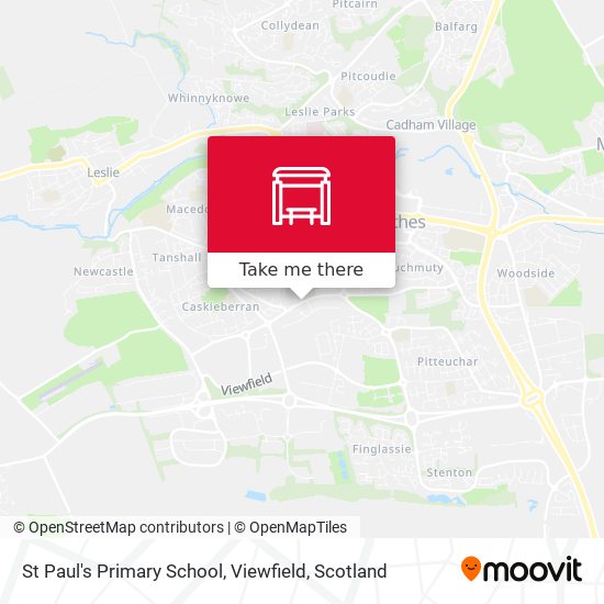 St Paul's Primary School, Viewfield map