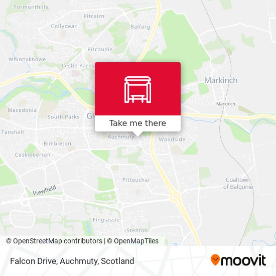 Falcon Drive, Auchmuty map